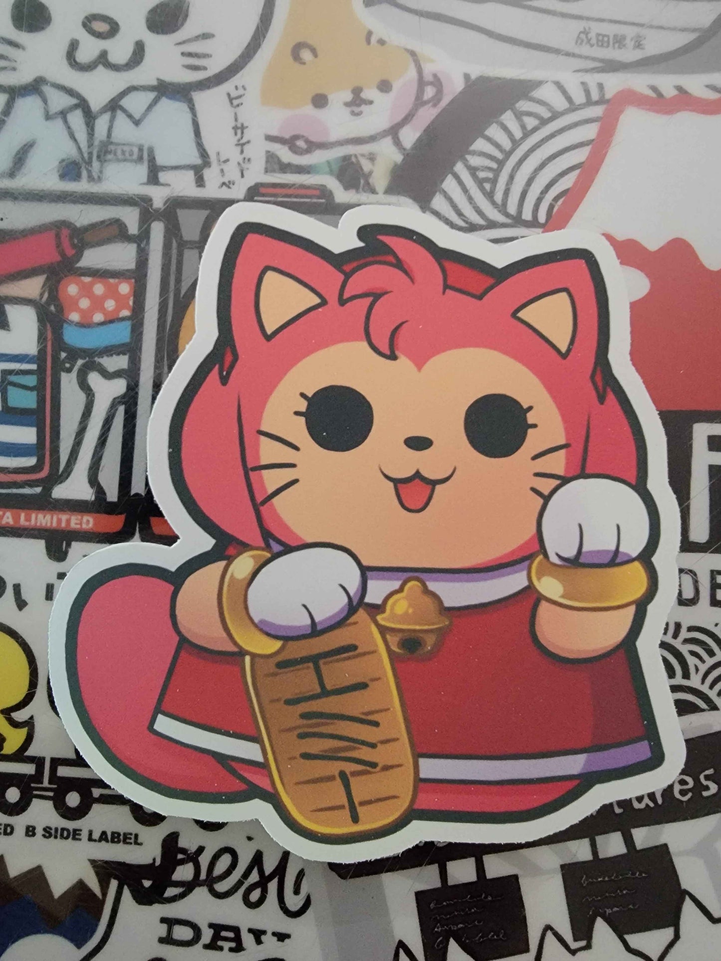 Amy Lucky Cat Sticker