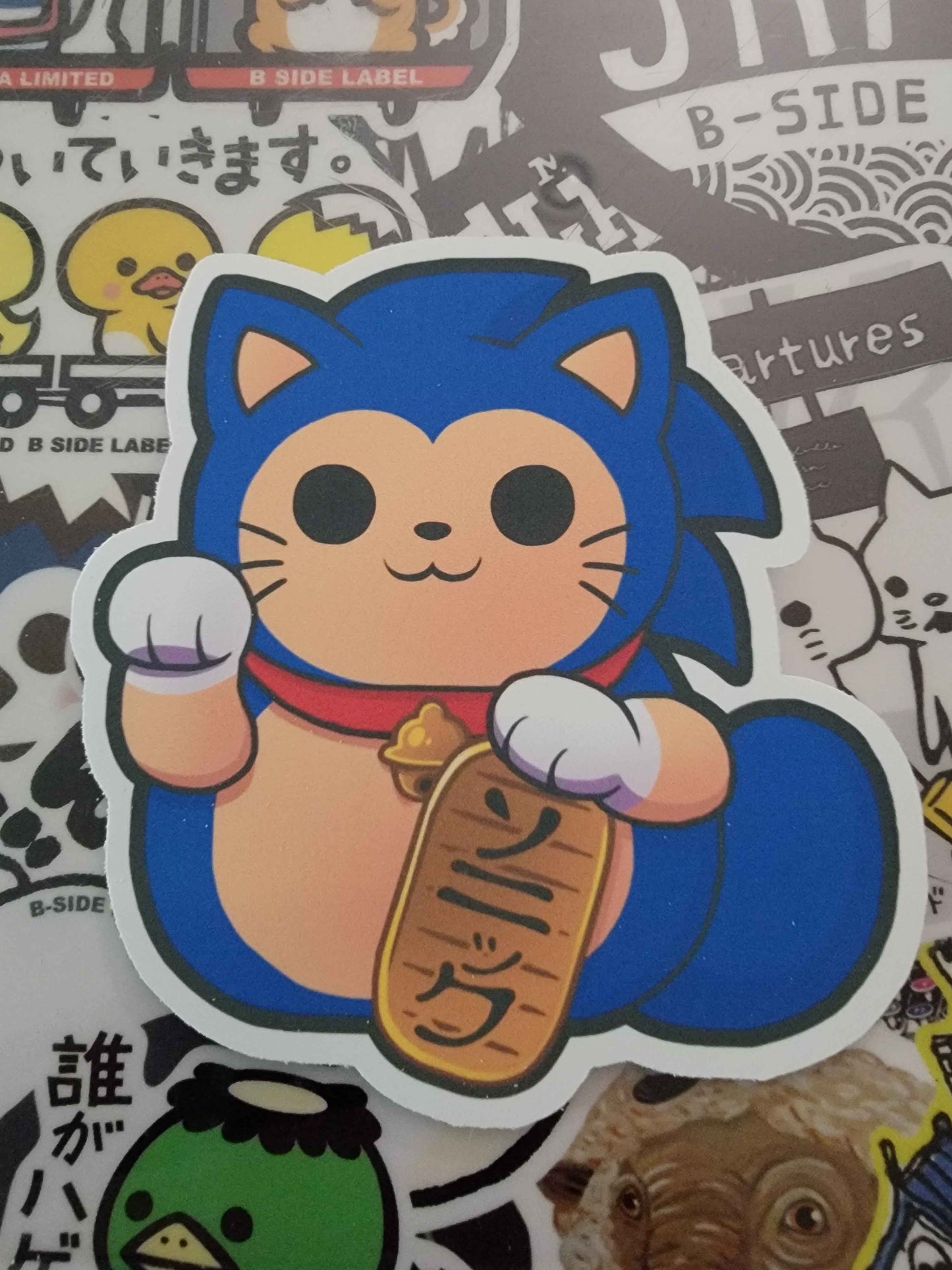 Sonic Lucky Cat Sticker