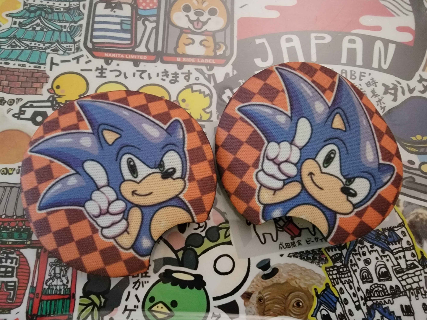 Sonic Finger Wag Coaster Set