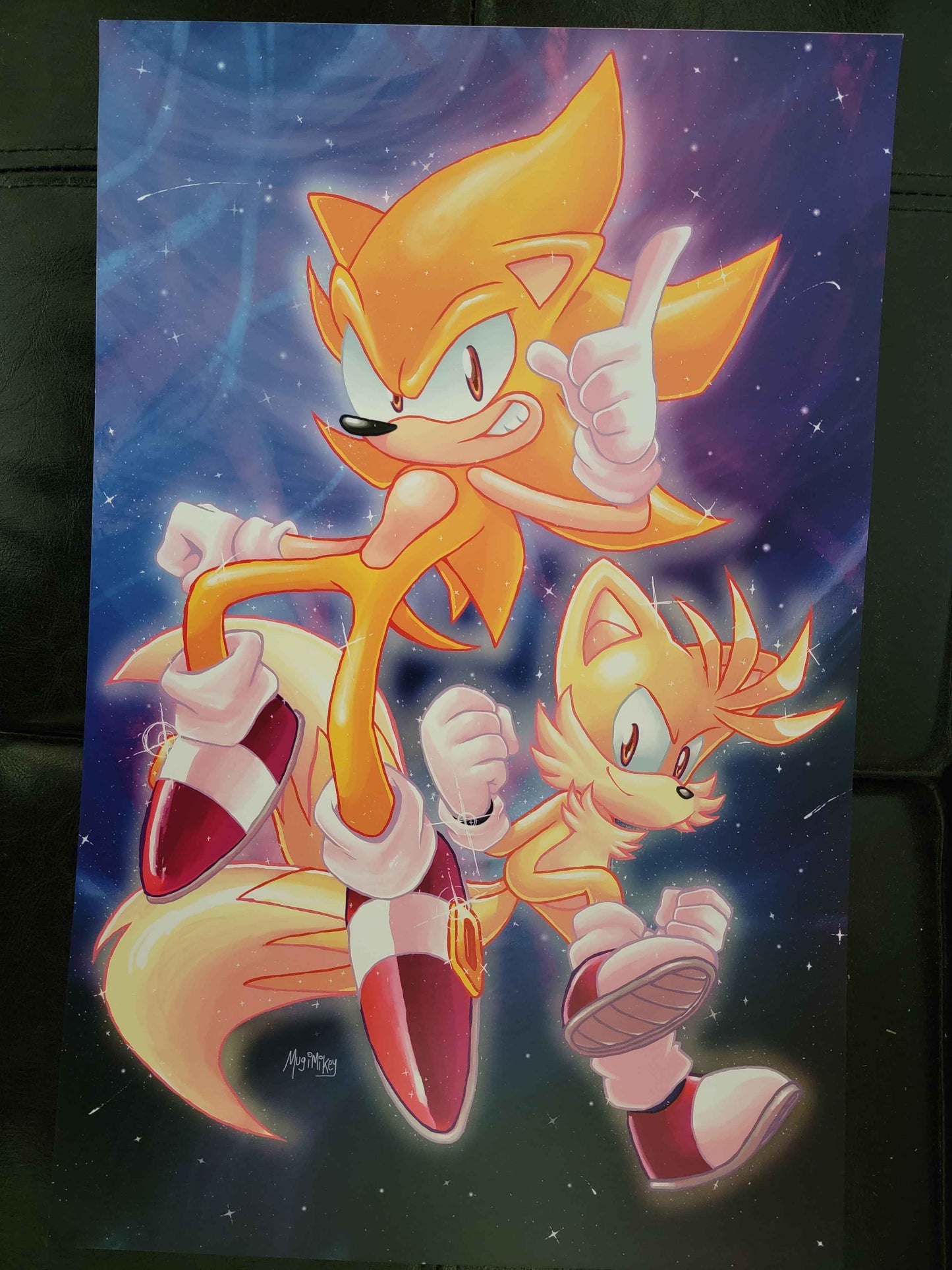 Super Sonic and Tails Poster