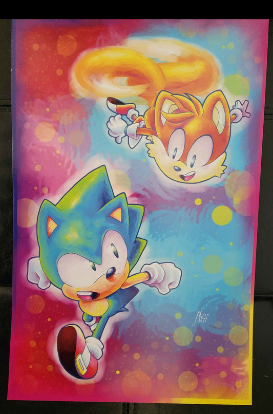 Classic Sonic & Tails Poster