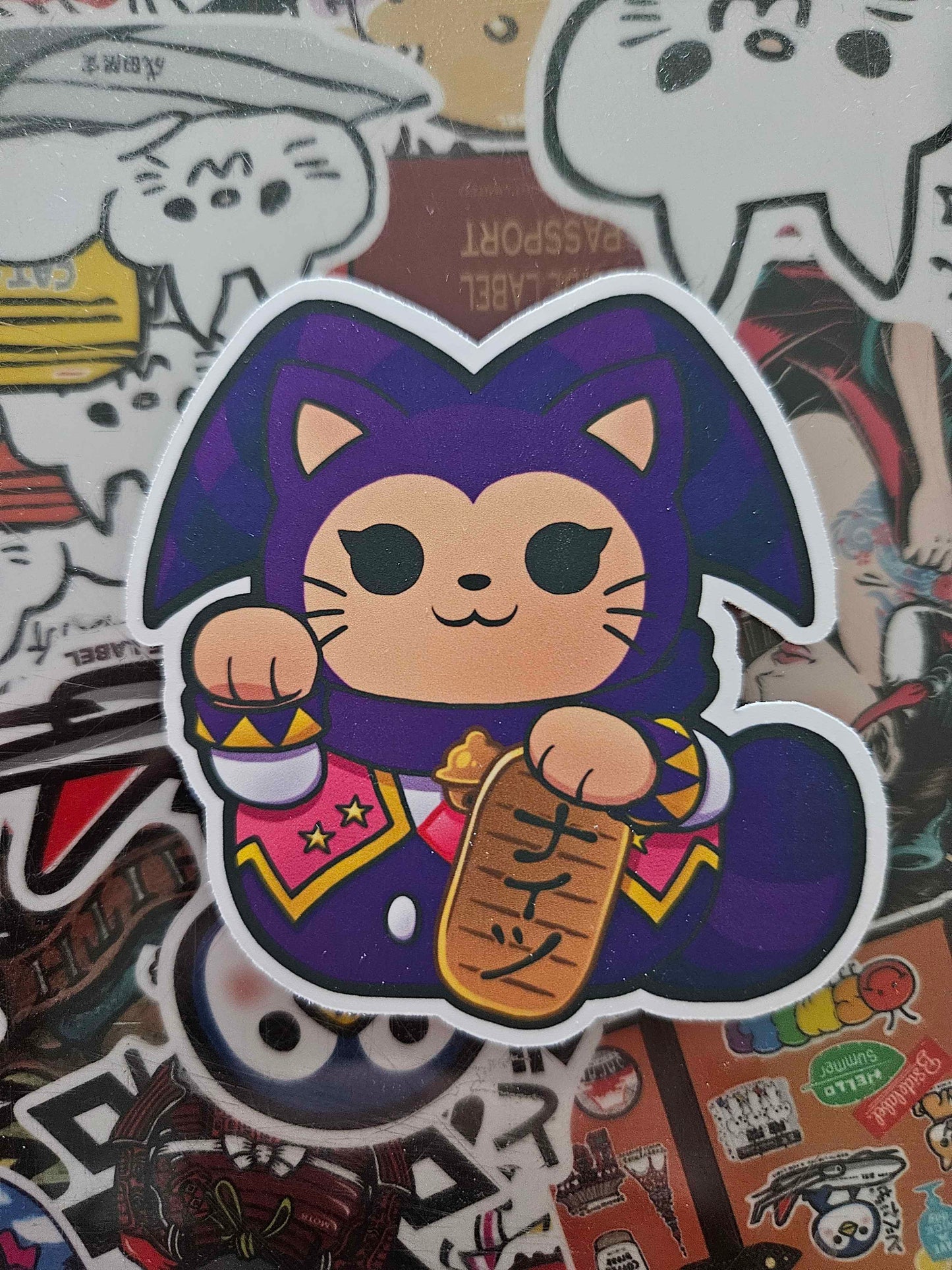 NiGHTS Lucky Cat Sticker